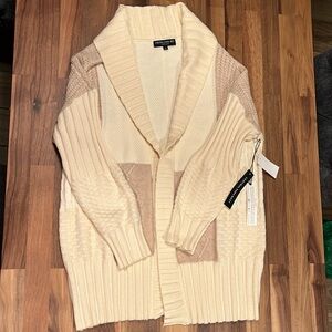 Central Park west Ivory cardigan for women